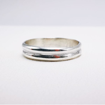 Alliance "Nous" Grand Modèle Or Blanc 750 - 18 carats