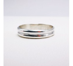 Alliance "Nous" Grand Modèle Or Blanc