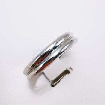 Alliance "Nous" Grand Modèle Or Blanc 750 - 18 carats