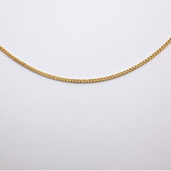 Chaîne 45 cm Or Jaune 750 - 18 carats Maille Gourmette 2.10 Grammes