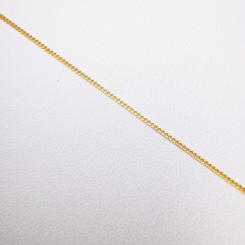 Chaîne 45 cm Or Jaune 750 - 18 carats Maille Gourmette 2.10 Grammes