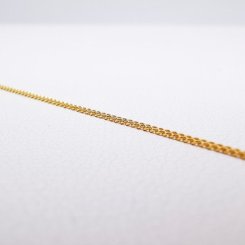 Chaîne 45 cm Or Jaune 750 - 18 carats Maille Gourmette 2.10 Grammes