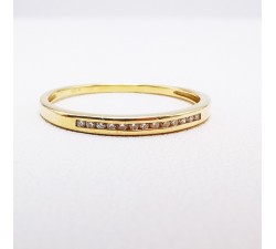 Alliance Diamants "A l'infini" Or Jaune 750 - 18 carats