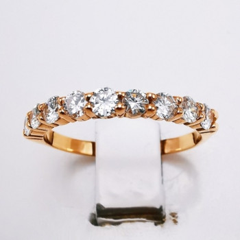 Alliance Diamants "Eclosion Eternelle" Or Rose 750 - 18 carats
