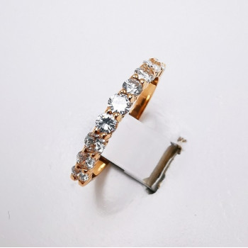 Alliance Diamants "Eclosion Eternelle" Or Rose 750 - 18 carats