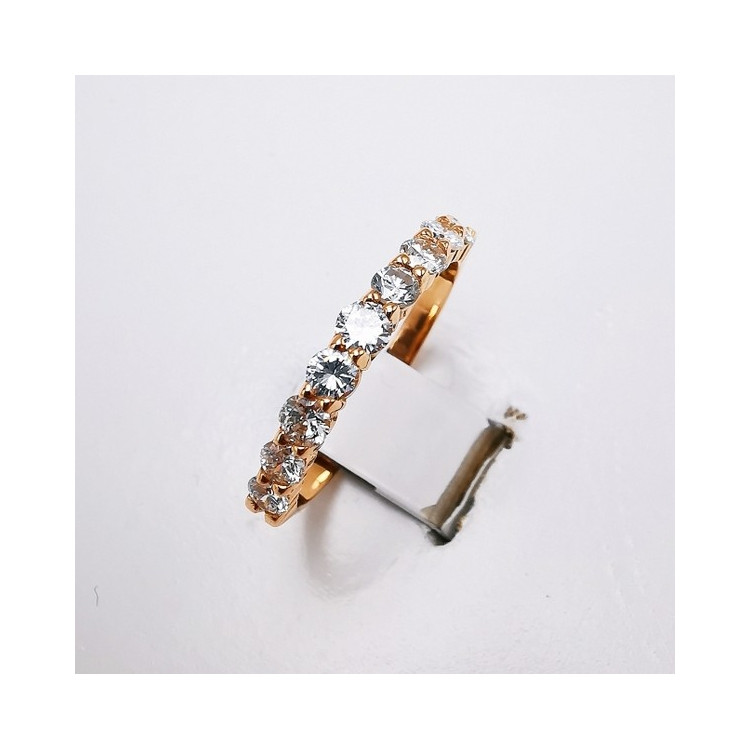 Alliance Diamants "Eclosion Eternelle" Or Rose 750 - 18 carats