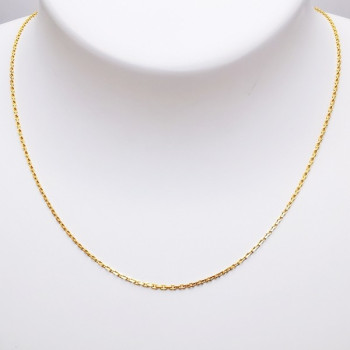 Chaîne 40 cm Or Jaune 750 - 18 carats Maille Forçat  2.50 grammes