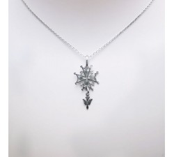 Croix Huguenote Or Blanc 750 - 18 carats