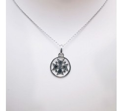 Croix Huguenote Bébé Or Blanc 750 - 18 carats