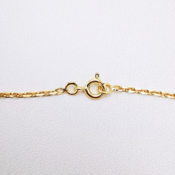 Chaîne 50 cm Or Jaune 750 - 18 carats Maille Forçat 6.50 grammes
