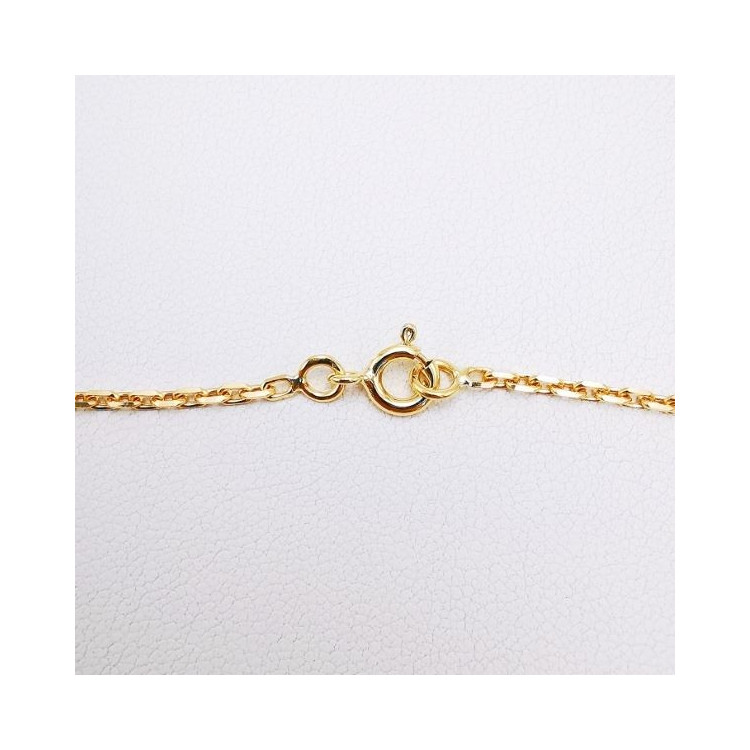 Chaîne 50 cm Or Jaune 750 - 18 carats Maille Forçat 6.50 grammes