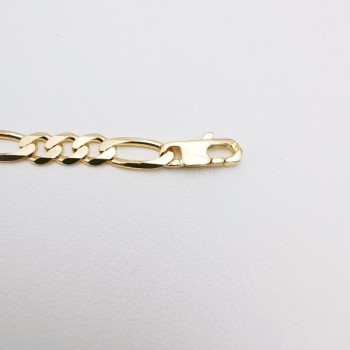 Bracelet Maille Alternée Or Jaune 750 - 18 carats