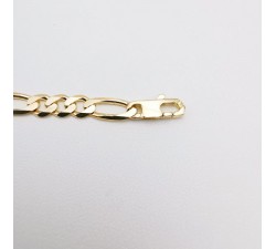 Bracelet Maille Alternée Or Jaune 750 - 18 carats