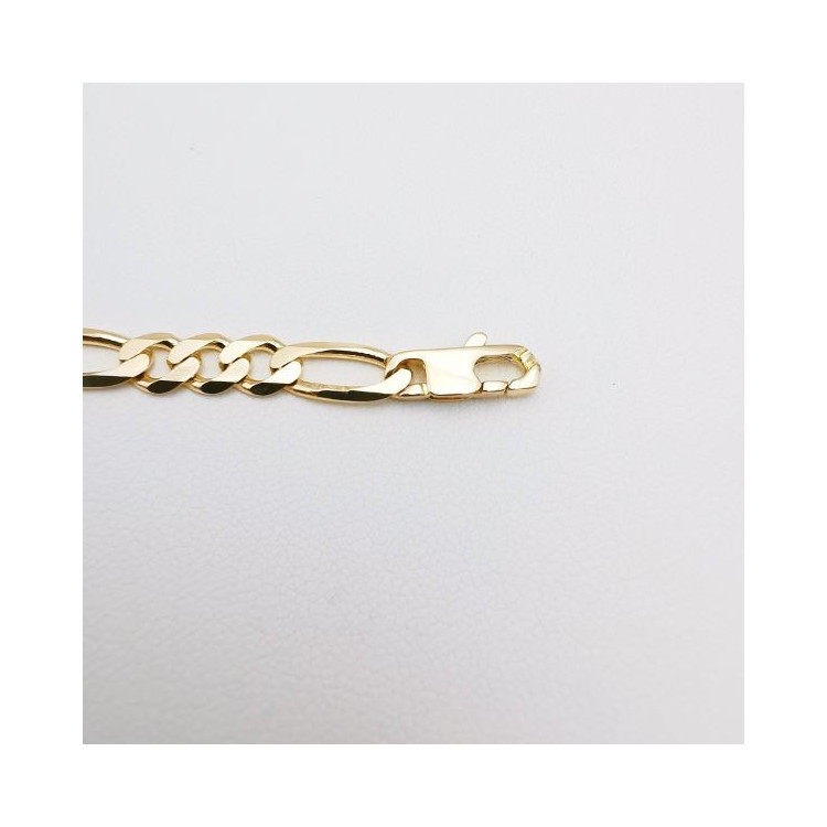Bracelet Maille Alternée Or Jaune 750 - 18 carats