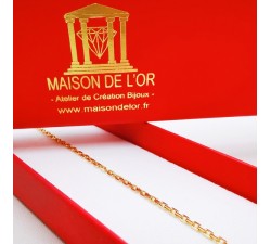 Bracelet Maille Forçat Or Jaune 750 - 18 carats