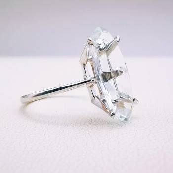 Bague Aigue Or Blanc 750 - 18 carats (Bijou d'occasion)