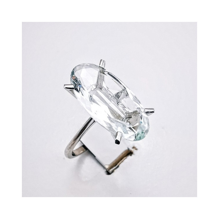 Bague Aigue Or Blanc 750 - 18 carats (Bijou d'occasion)