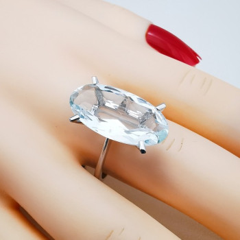 Bague Aigue Or Blanc 750 - 18 carats (Bijou d'occasion)