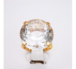 Bague Pierre Bleue Or Jaune 750 - 18 carats (Bijoux d'occasion)