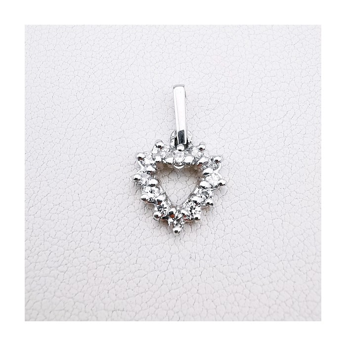 Pendentif Original Femme, Aurore Or Blanc 18 carats Diamants