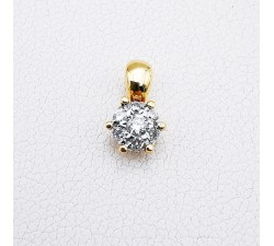 Pendentif Diamants Or Jaune 750 - 18 carats (Bijou d'occasion)