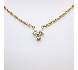 Collier Diamants Or Jaune 750 - 18 carats (Bijou d'occasion)