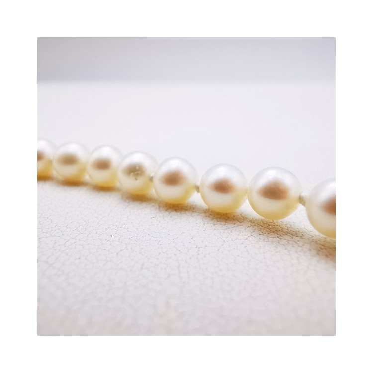 Bracelet de Perles de Culture d'Eau Douce Or Jaune 750 - 18 carats
