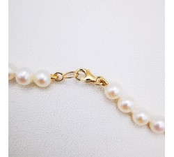 Collier de Perles de Culture d'Eau Douce Or Jaune 750 - 18 carats