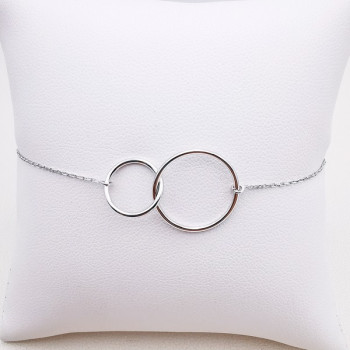 Bracelet "Aimée" Or Blanc 750 - 18 carats
