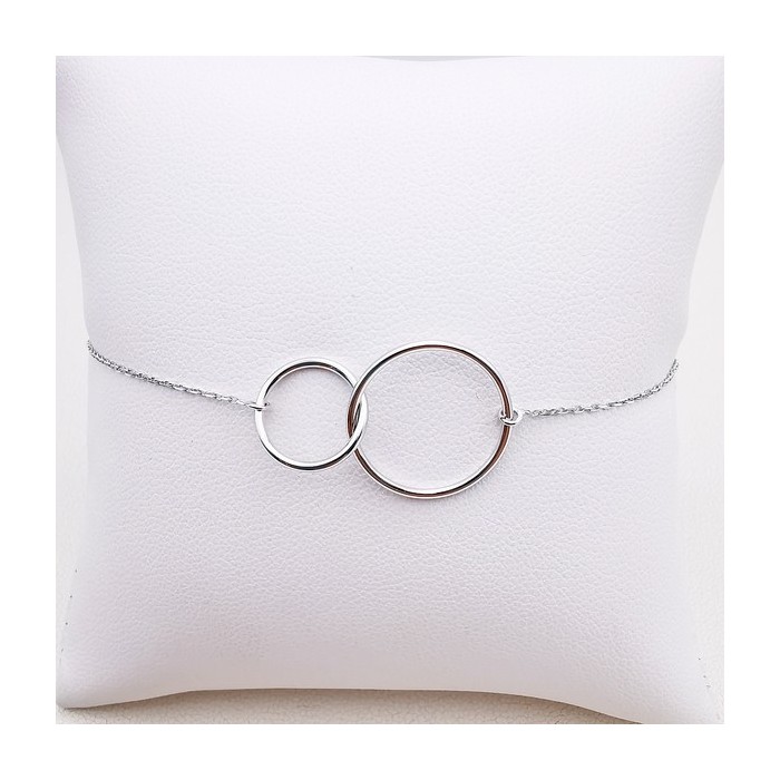 Bracelet "Aimée" Or Blanc 750 - 18 carats