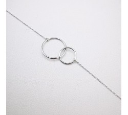 Bracelet "Aimée" Or Blanc 750 - 18 carats