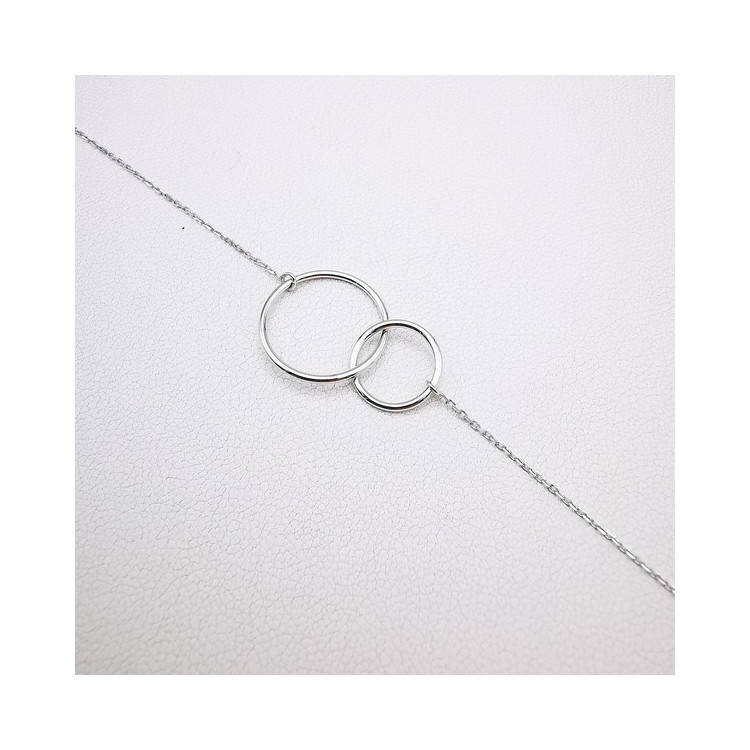 Bracelet "Aimée" Or Blanc 750 - 18 carats