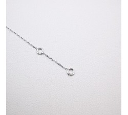 Bracelet "Aimée" Or Blanc 750 - 18 carats