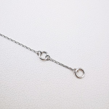 Bracelet Cœur Or Blanc 750 - 18 carats