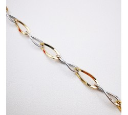 Bracelet Bicolore Or 750 - 18 carats