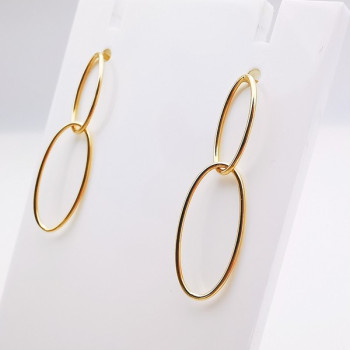 Boucles d'Oreilles "Esmée" Or Jaune 750 - 18 carats