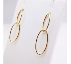 Boucles d'Oreilles "Esmée" Or Jaune 750 - 18 carats