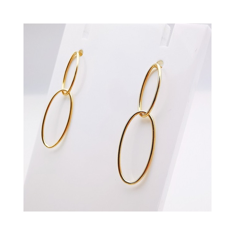 Boucles d'Oreilles "Esmée" Or Jaune 750 - 18 carats