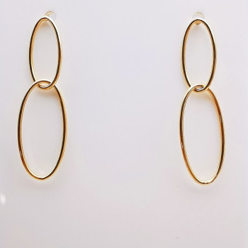 Boucles d'Oreilles "Esmée" Or Jaune 750 - 18 carats