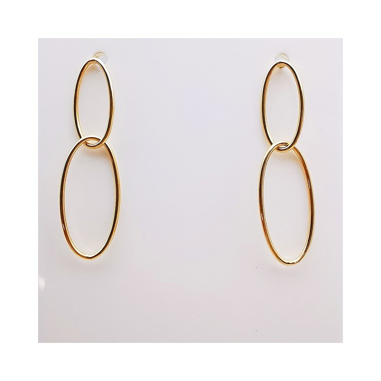 Boucles d'Oreilles "Esmée" Or Jaune 750 - 18 carats