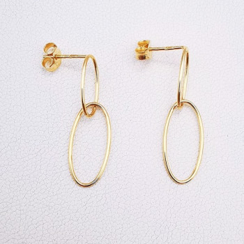 Boucles d'Oreilles "Esmée" Or Jaune 750 - 18 carats