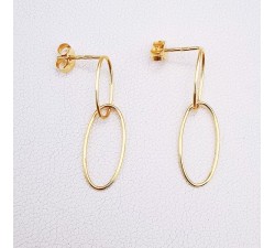 Boucles d'Oreilles "Esmée" Or Jaune 750 - 18 carats
