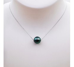 Collier Perle de Tahiti Or Blanc 750 - 18 carats