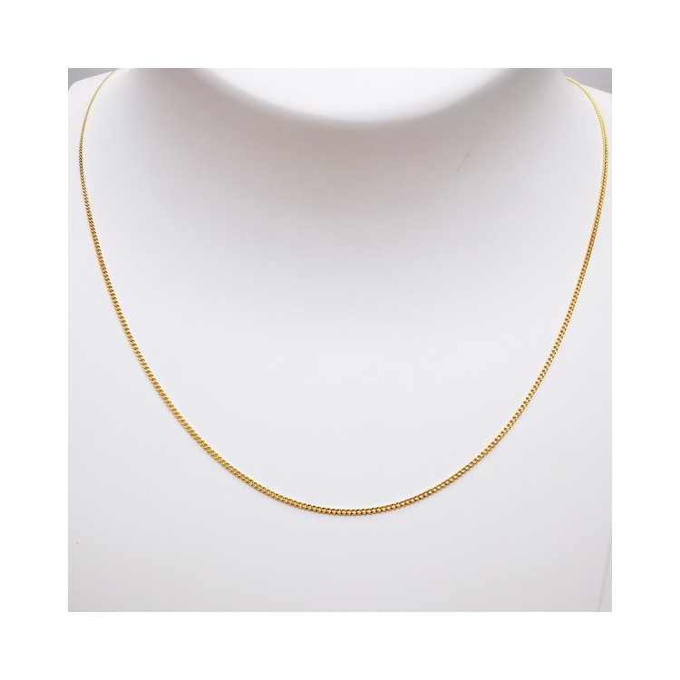 Chaîne 40 cm Or Jaune 750 - 18 carats Maille Gourmette 1.90 grammes