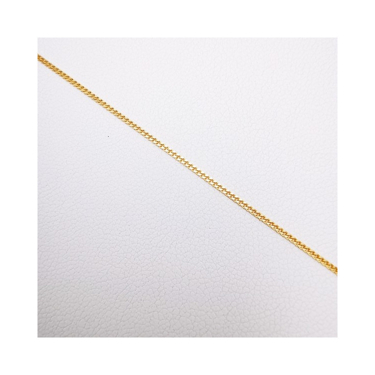 Chaîne 40 cm Or Jaune 750 - 18 carats Maille Gourmette 1.90 grammes