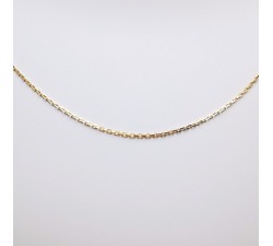 Chaîne 50 cm Or Jaune 750 - 18 carats Maille Forçat