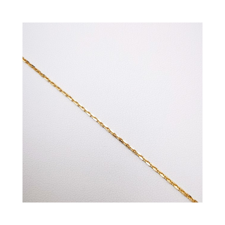 Chaîne 50 cm Or Jaune 750 - 18 carats Maille Forçat 4.60 grammes