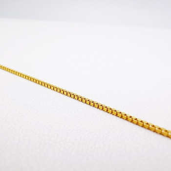 Chaîne 50 cm Or Jaune 750 - 18 carats Maille Vénitienne 4.85 grammes