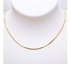 Chaîne 45 cm Or Jaune 750 - 18 carats Maille Vénitienne