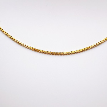 Chaîne 45 cm Or Jaune 750 - 18 carats Maille Vénitienne 3.50 grammes